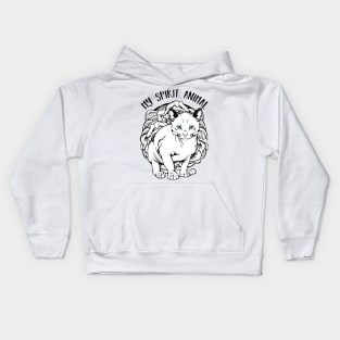 Russian Blue Cat Kids Hoodie